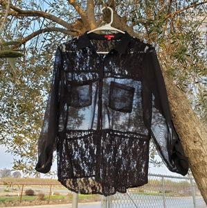 Lace Long Sleeve Blouse